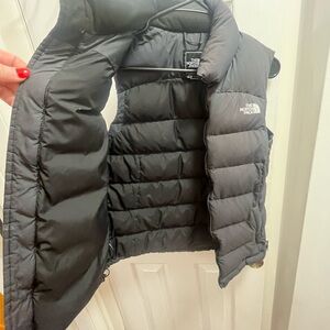 The North Face Charcoal Puffer Vest